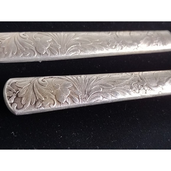 Vintage 1847 Rogers Bros Set of 4 Silverplate Flatware Fruit Knives - Picture 2 of 7